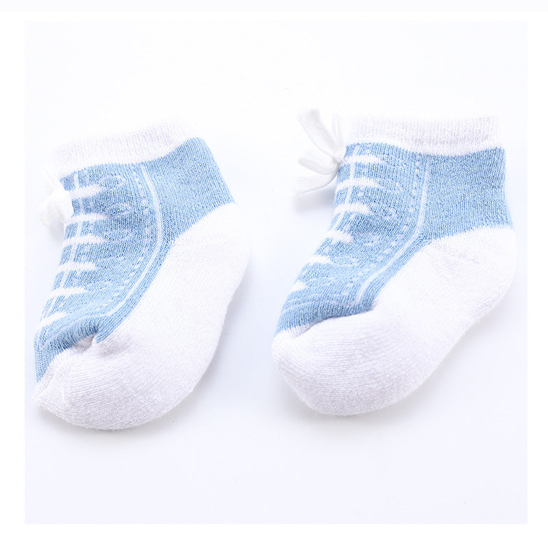 Wholesale Cotton Sneaker Strap Kids Socks