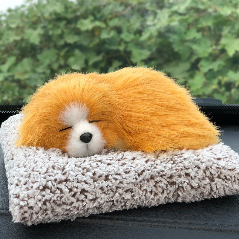 Wholesale Fabric Simulation Dog Car Decorations