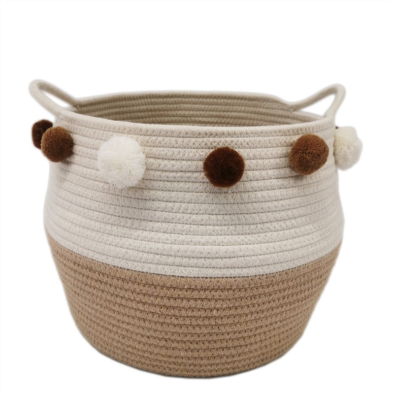 Wholesale Cotton Rope Foldable Storage Bucket