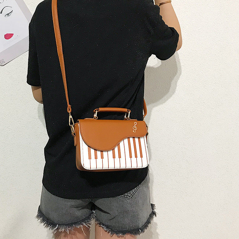 Wholesale PU Piano Bag Shoulder Crossbody Small Square Bag