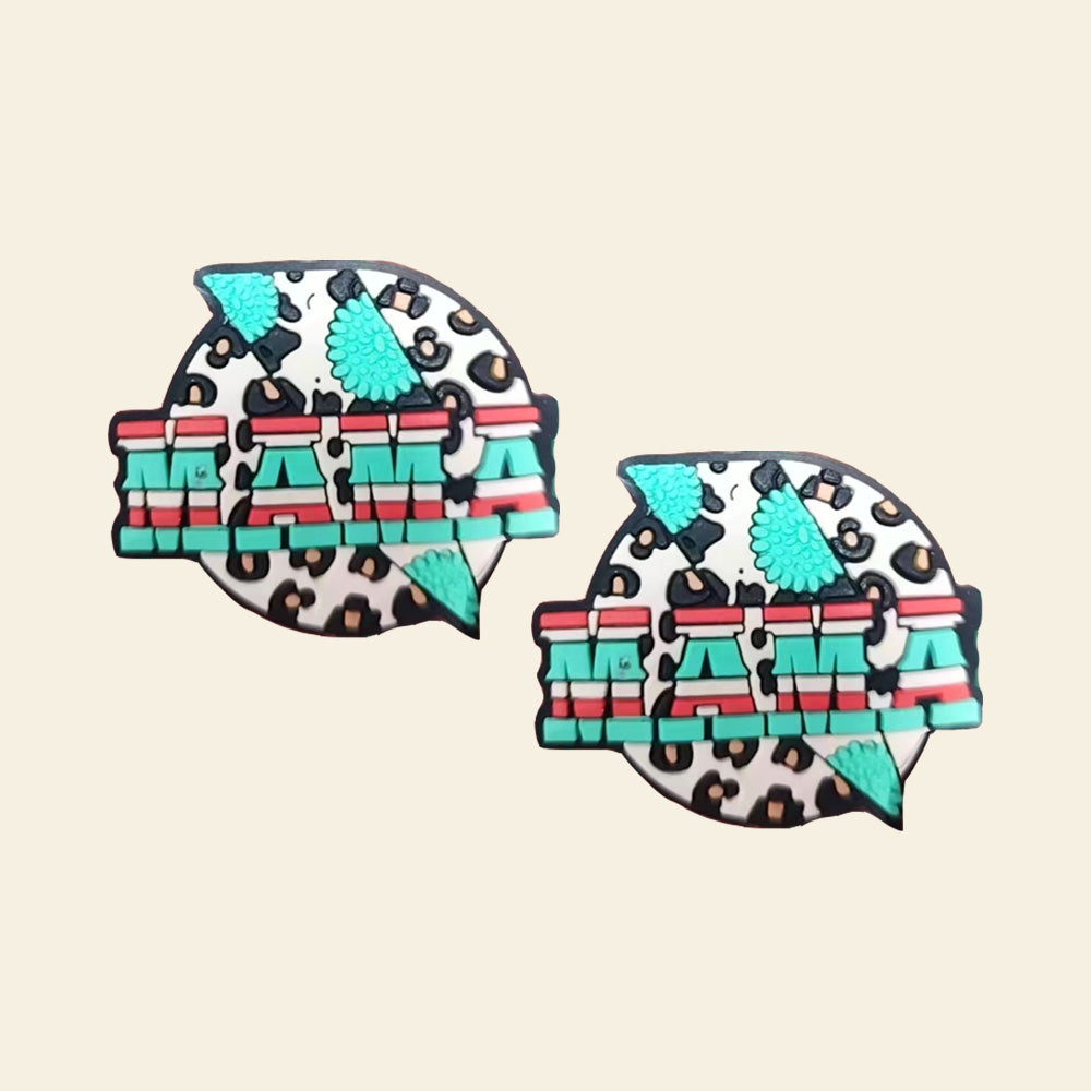 Wholesale 10 PCS Cartoon Leopard Letters Silicone Beads