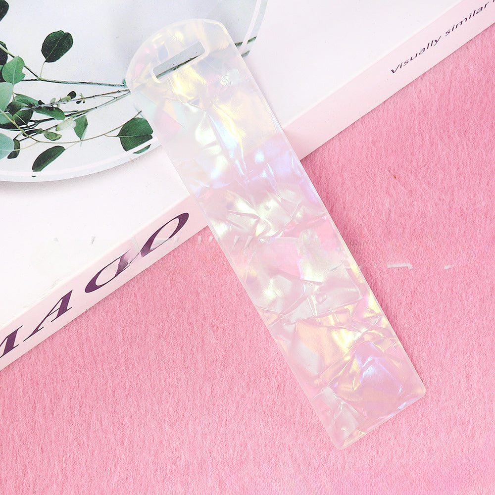 Wholesale 10pcs New Blank Glitter Acrylic Bookmark Di Pendant Card Bookmark