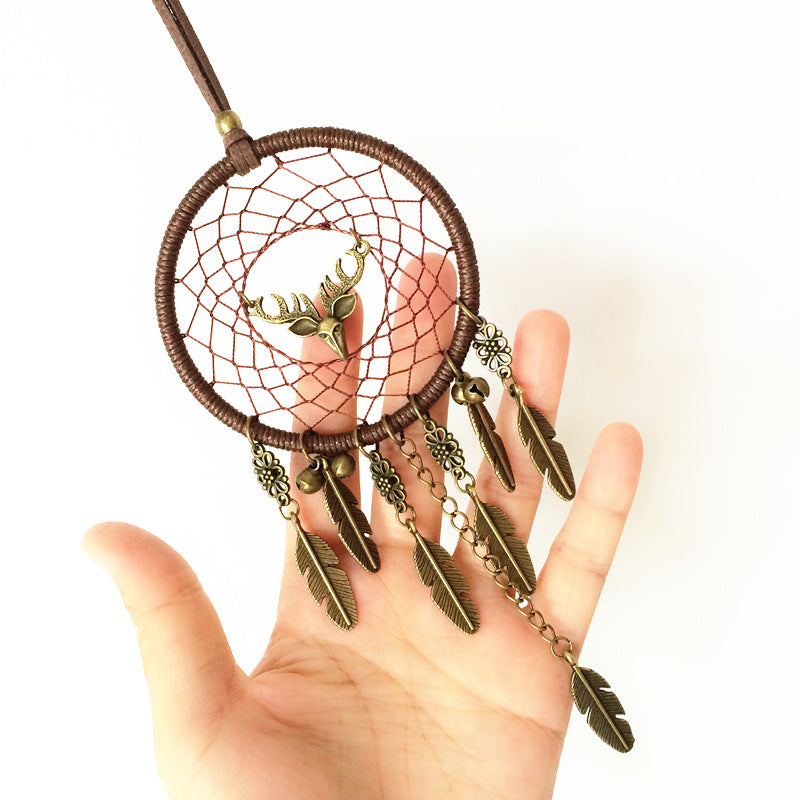 Wholesale Handmade Dreamcatcher Feather Car Accessories