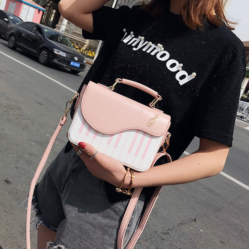 Wholesale PU Piano Bag Shoulder Crossbody Small Square Bag