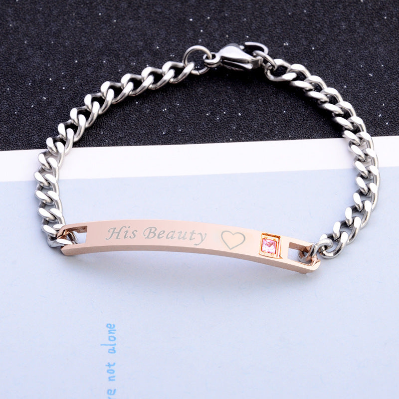 Wholesale Versatile Diamond Black Bracelet