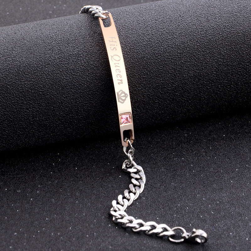 Wholesale Versatile Diamond Black Bracelet