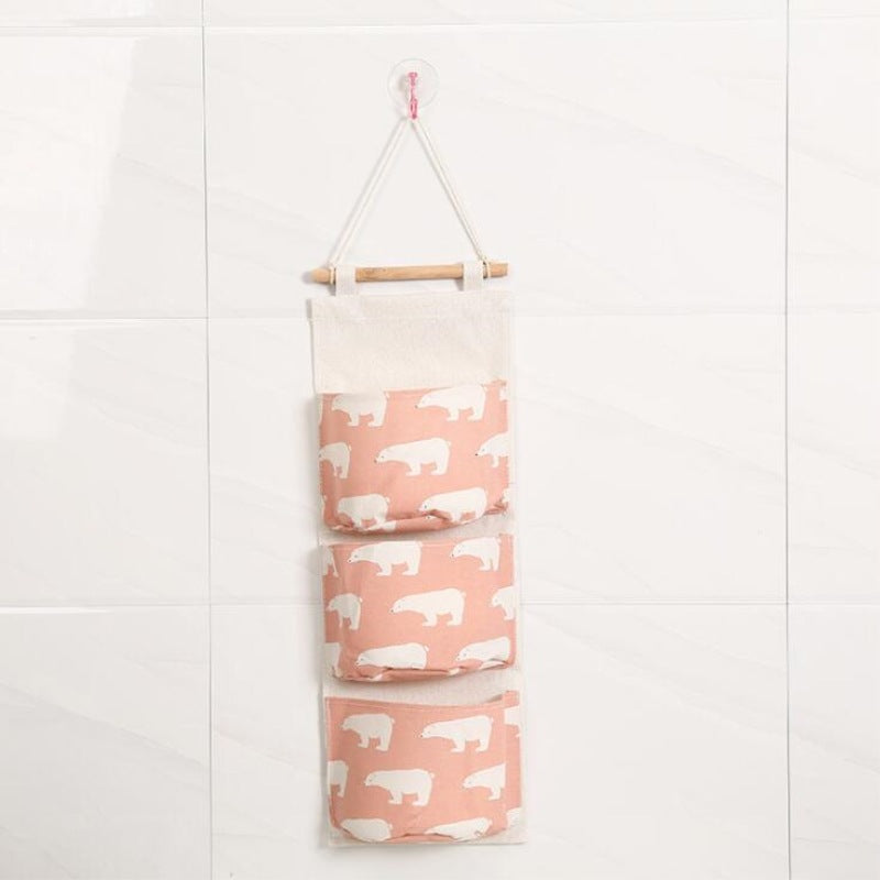 Wholesale Cotton and Linen Waterproof Storage Hanging Bags
