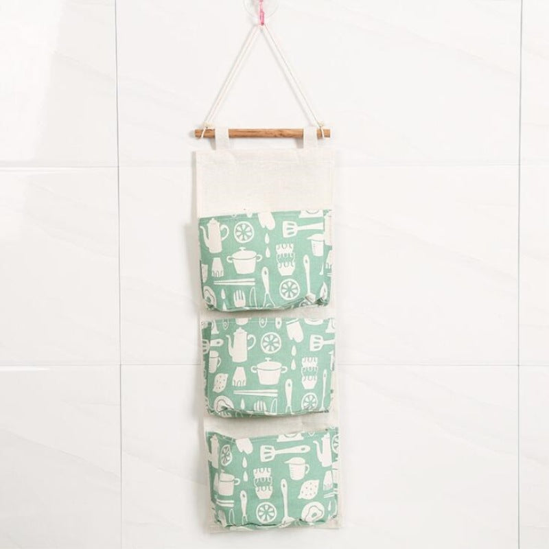 Wholesale Cotton and Linen Waterproof Storage Hanging Bags