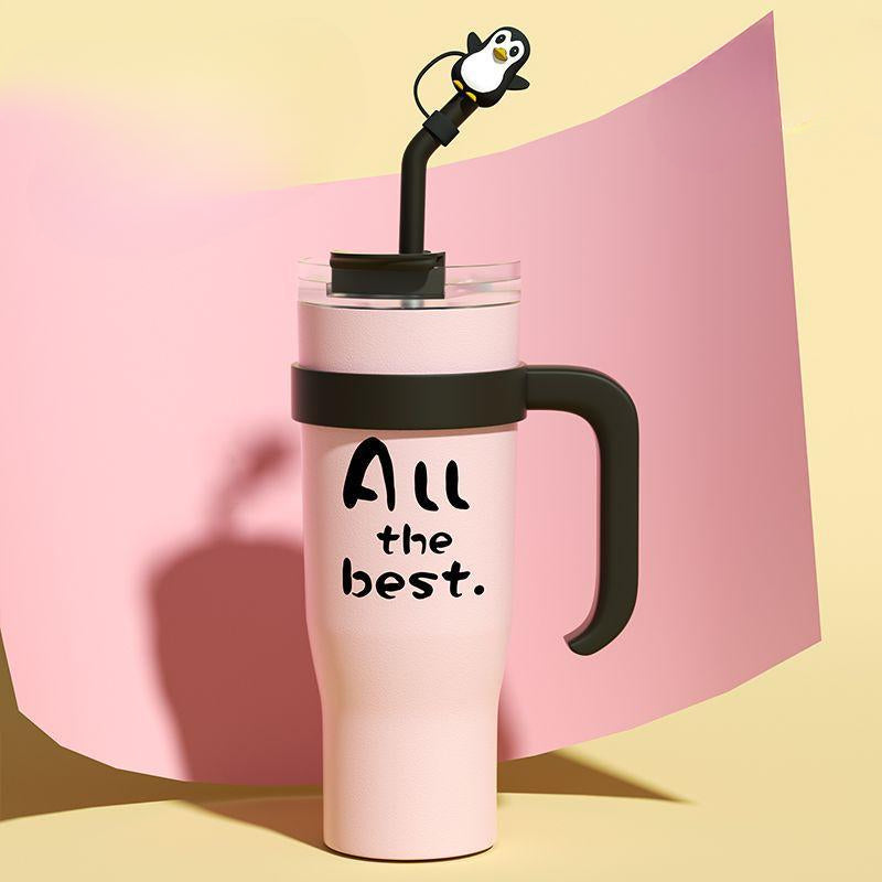 Wholesale Big Mac Large Capacity Insulated Car Straw 40oz Handle Ice Blaster Cup