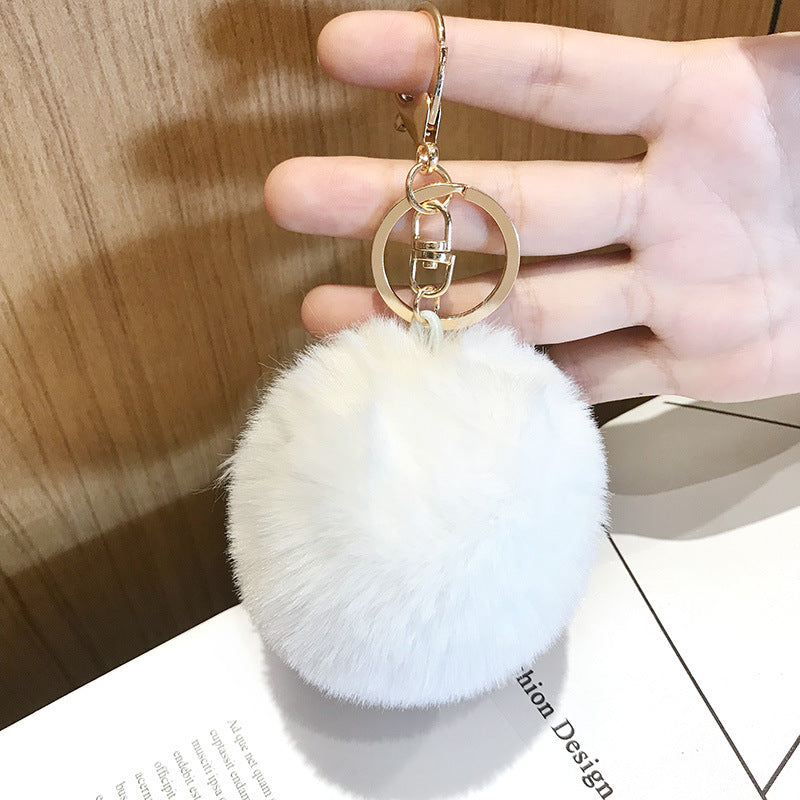 Wholesale Wool Ball Plush Keychains