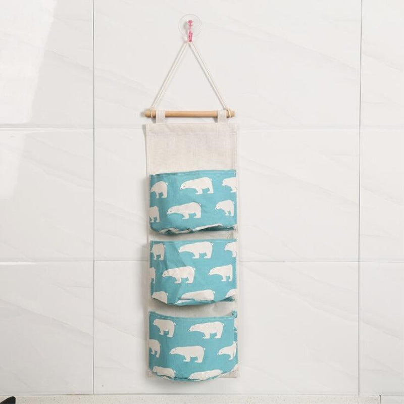 Wholesale Cotton and Linen Waterproof Storage Hanging Bags
