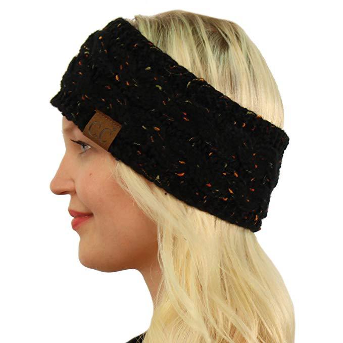 Wholesale Autumn and Winter New Woolen Variegated Dot Yarn Acrylic Headband Headband