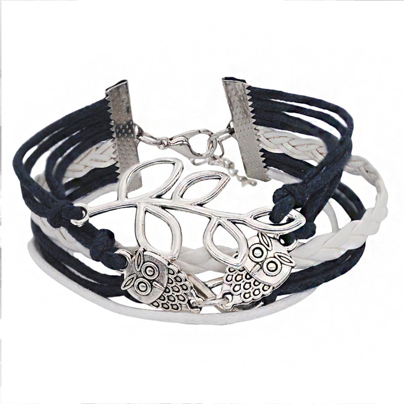 Wholesale Bohemian Vintage Woven Wax Rope DIY Bracelet