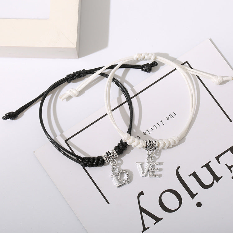 Wholesale Five Pointed Star Braided Bracelet