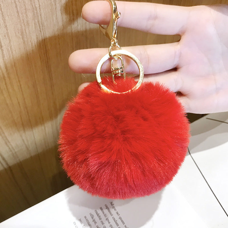 Wholesale Wool Ball Plush Keychains