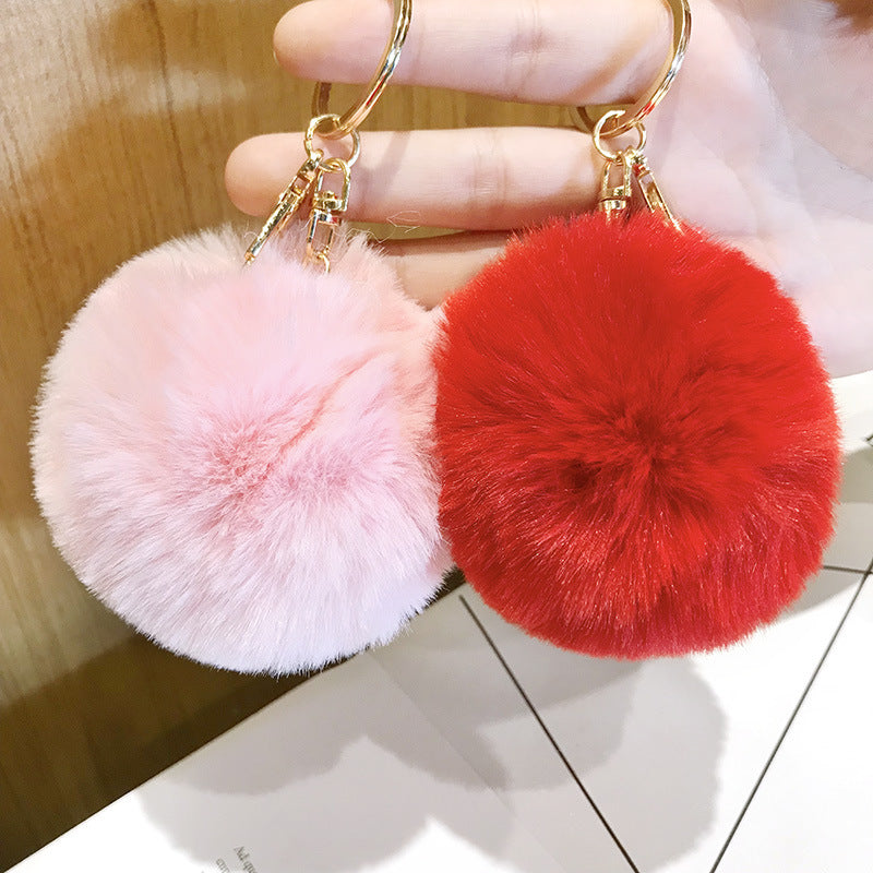 Wholesale Wool Ball Plush Keychains
