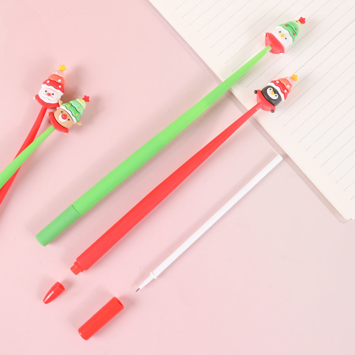 Wholesale Cartoon Christmas Plastic Gel Pen