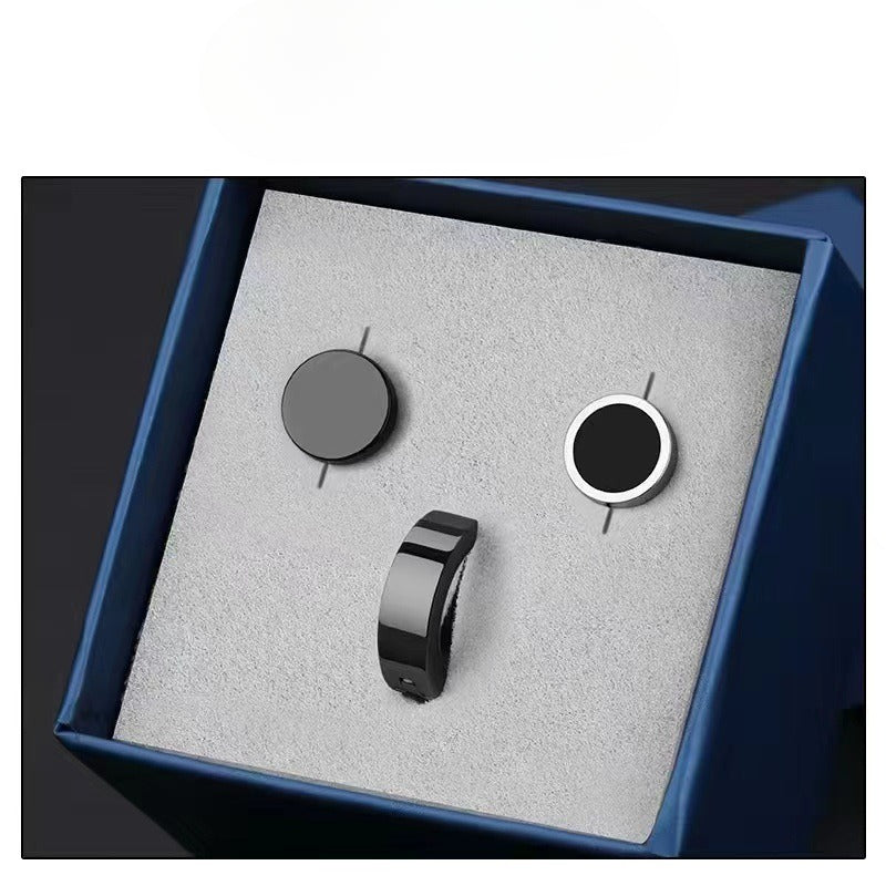 Wholesale Minimalist Titanium Steel Individual Personalized Set Trendy Earrings