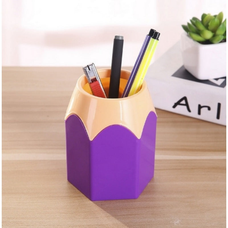 Wholesale Creative Contrasting Plastic Pen Holders