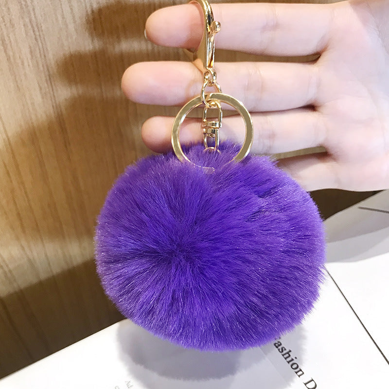 Wholesale Wool Ball Plush Keychains
