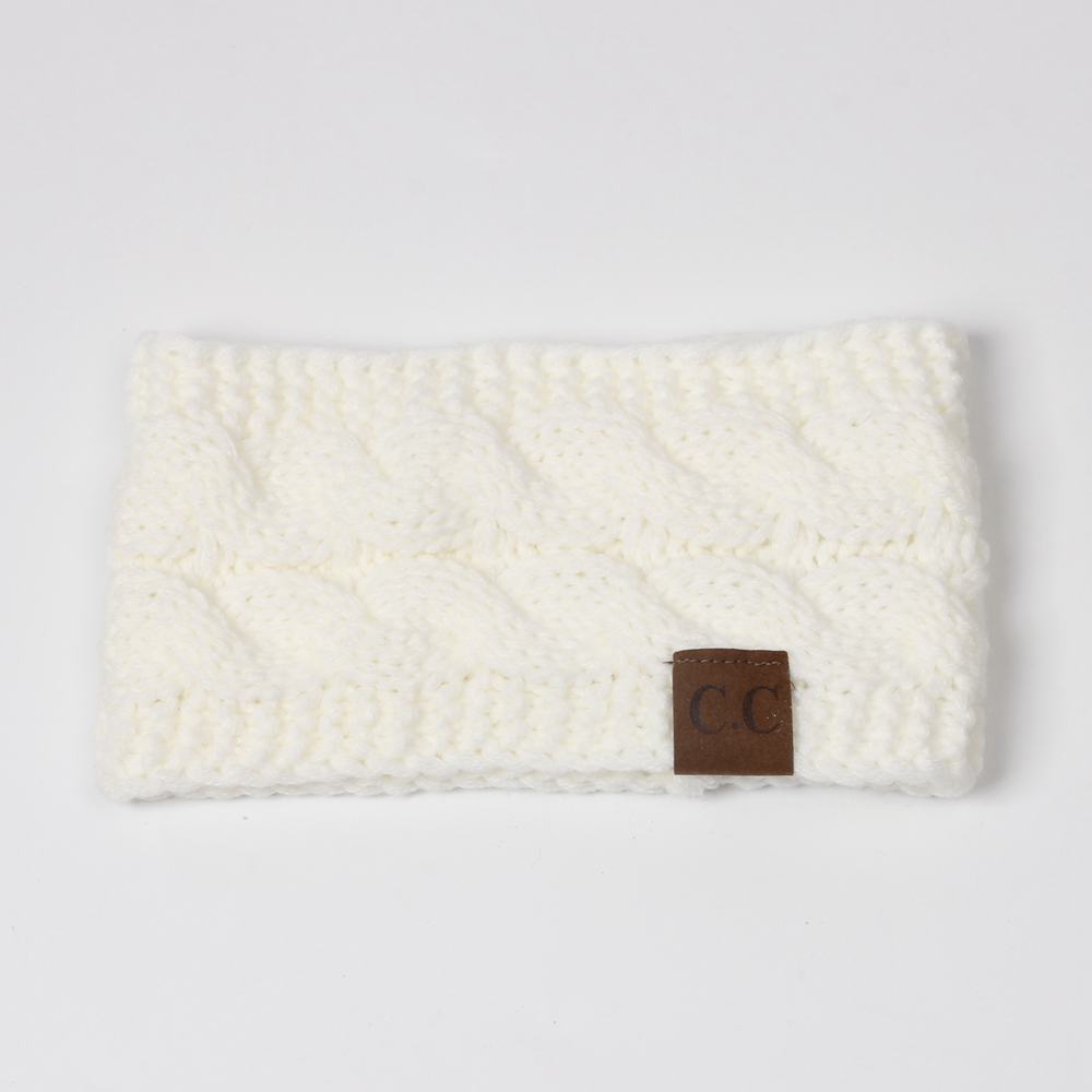 Wholesale Autumn and Winter New Woolen Variegated Dot Yarn Acrylic Headband Headband