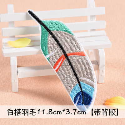 Wholesale DIY Embroidery Fabric Patches Fish Swallow Clothes Hat Accessories