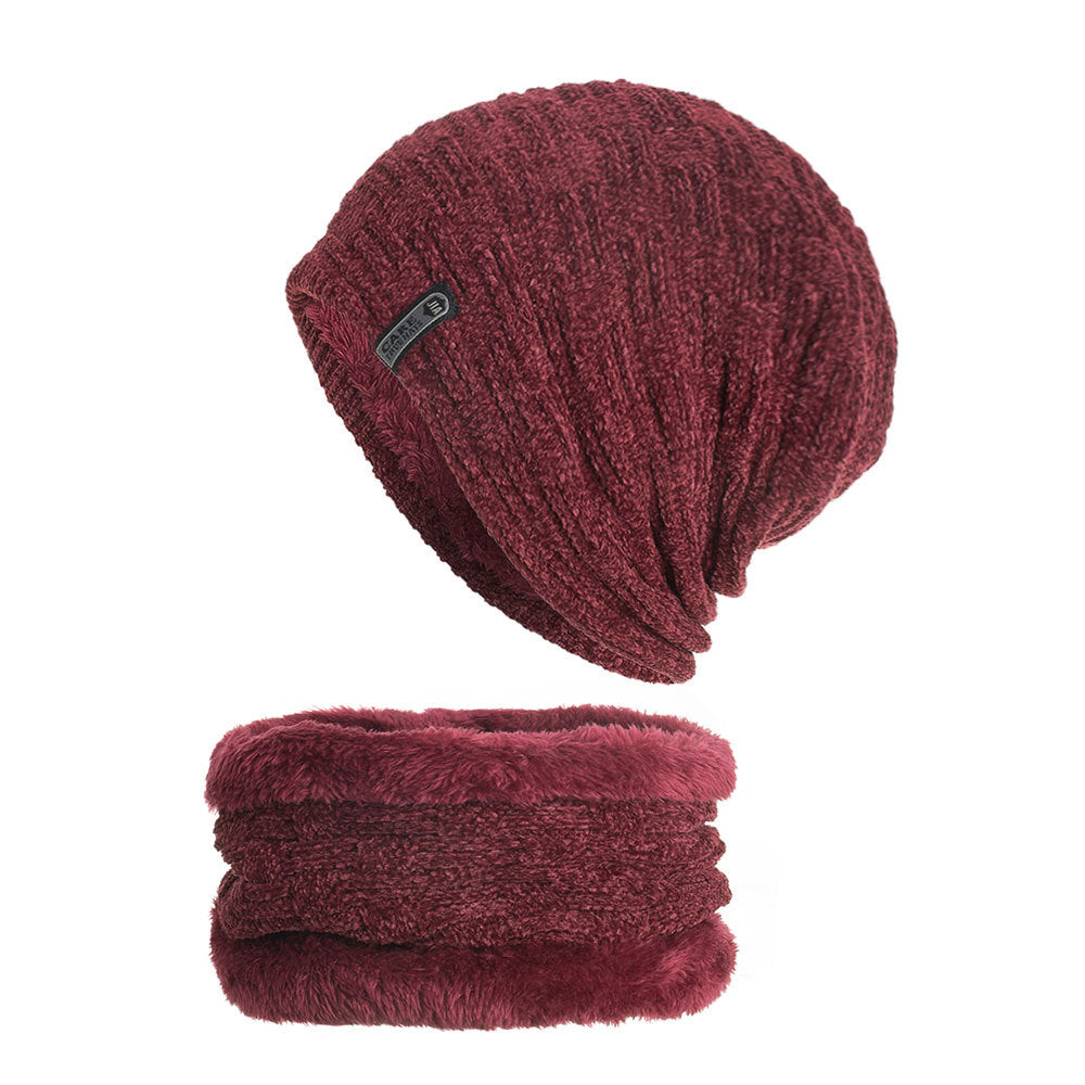 Wholesale Winter Warm Wool Hat and Collar Set