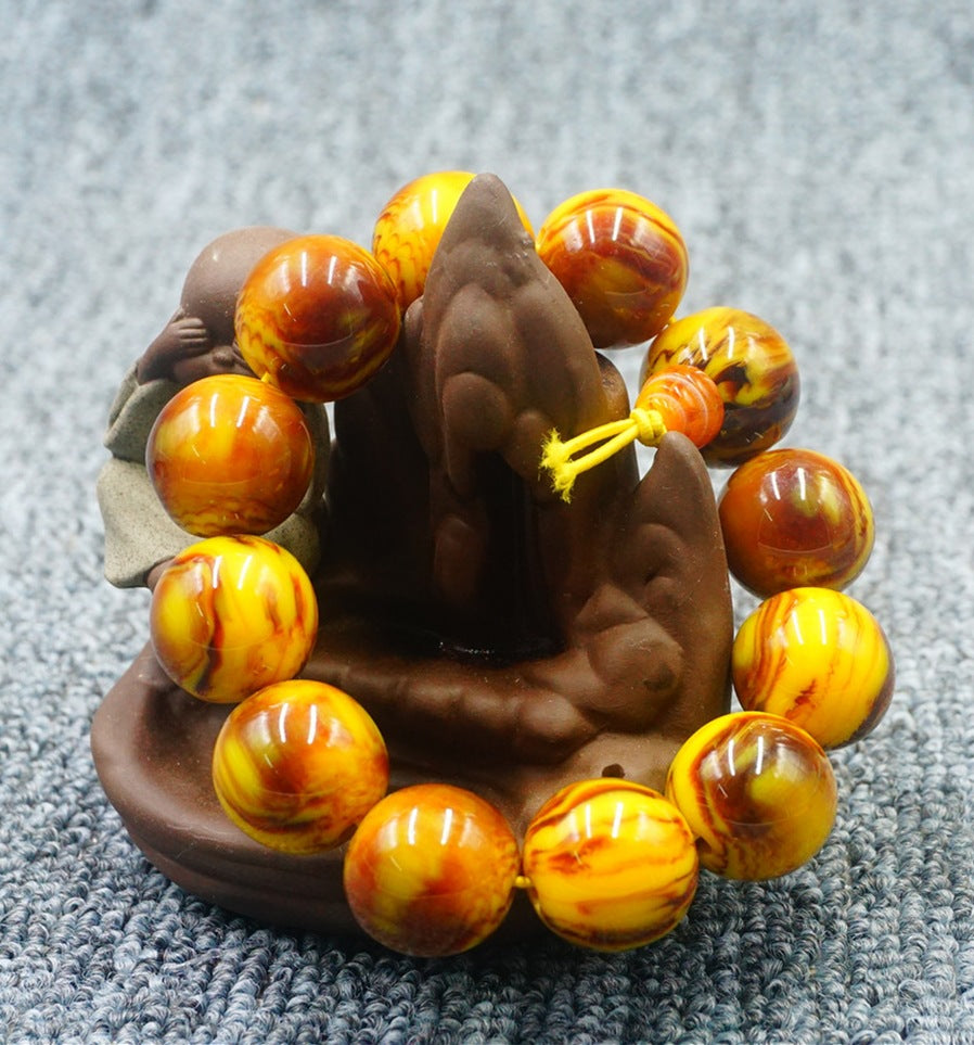 Wholesale Imitation Beef Bone Beeswax Imitation Sea Willow Horn Bracelet