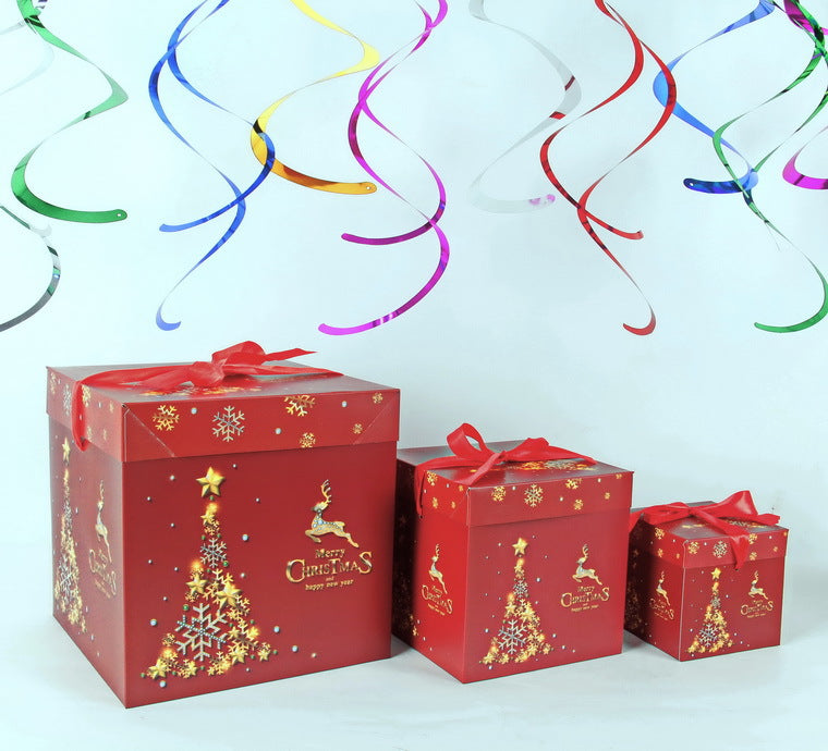 Wholesale New Christmas Decoration Gift Box Supplies Paper Gift Packaging Box