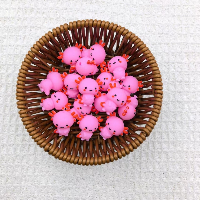 Wholesale 10pcs 3D Bubble Dragon Silicone Cute Cartoon DIY Beads