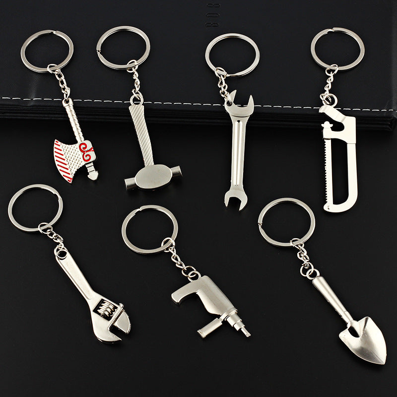 Wholesale Mini Tools Adjustable Wrench Vise Metal Keychain