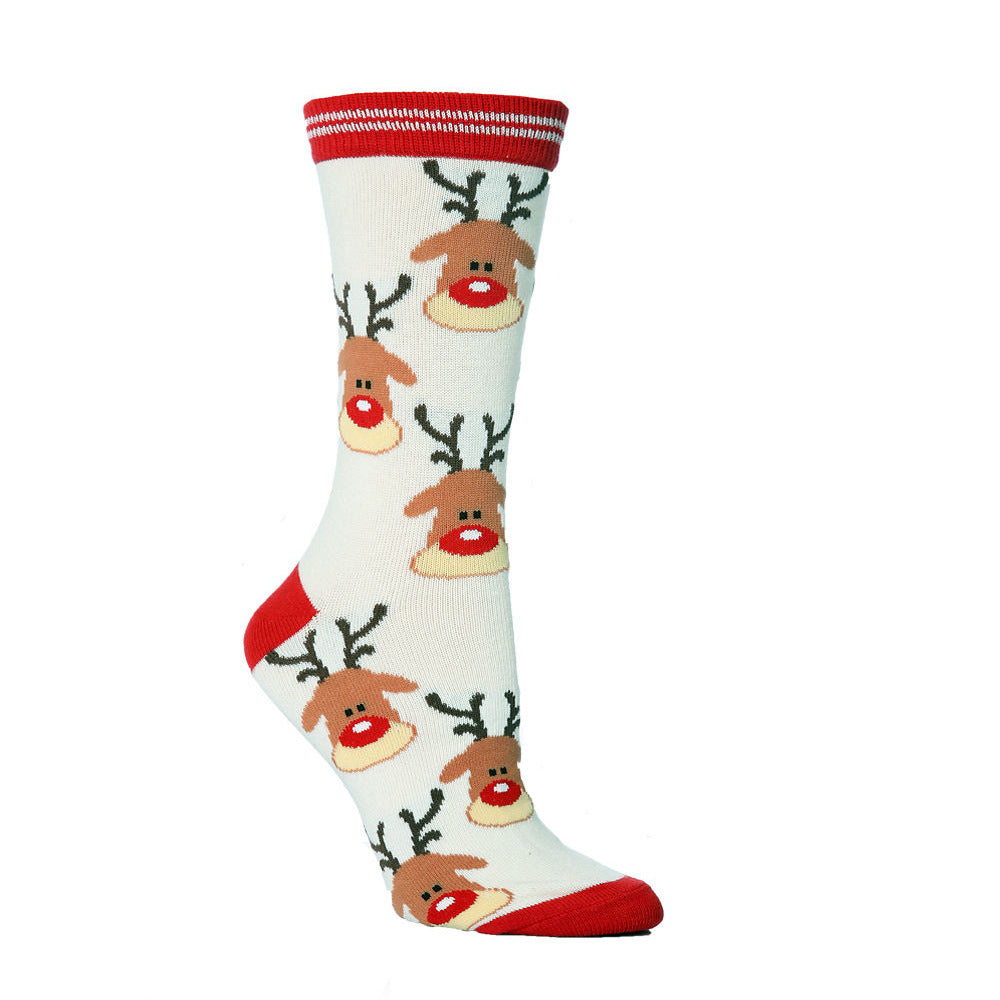 Wholesale Christmas Halloween Elk Personalized Long Cotton Socks