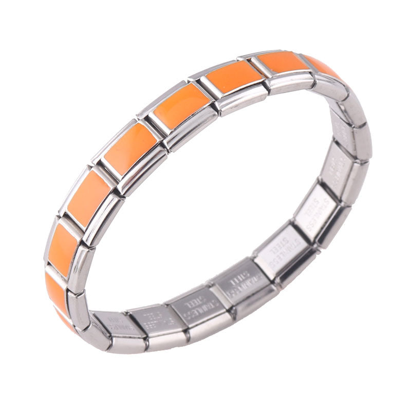 Wholesale Electroplated Stainless Steel Bracelet Stretch Bracelet Diy Material
