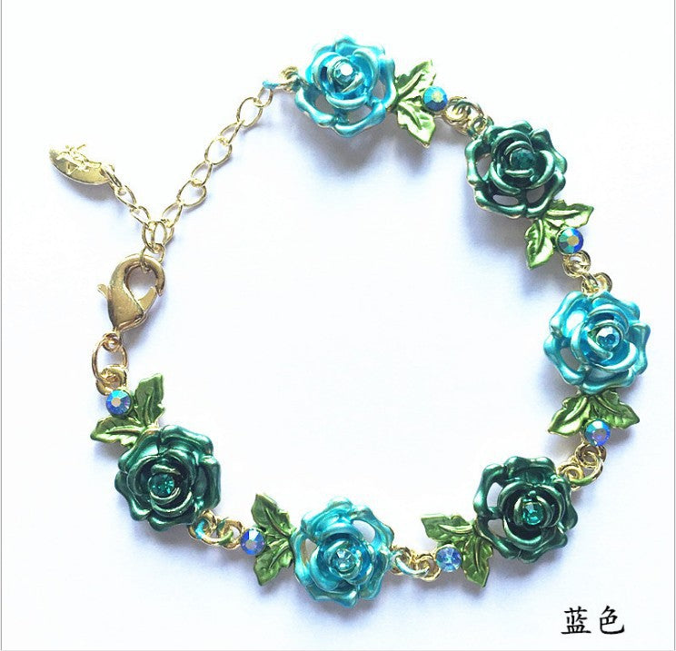 Wholesale Rosette Vintage Alloy Bracelets