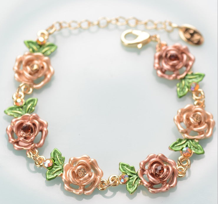 Wholesale Rosette Vintage Alloy Bracelets