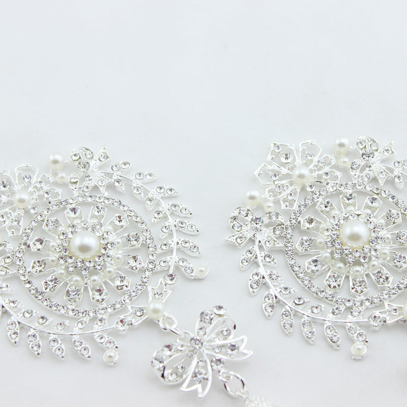 Wholesale Pearl Butterfly Alloy Decorations