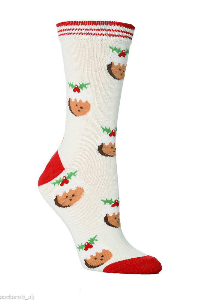 Wholesale Christmas Elk Cotton Mid-calf Socks