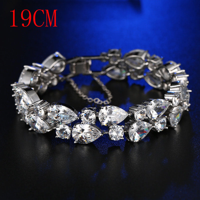 Wholesale Colorful Zircon Colorful Rose Gold Bracelet
