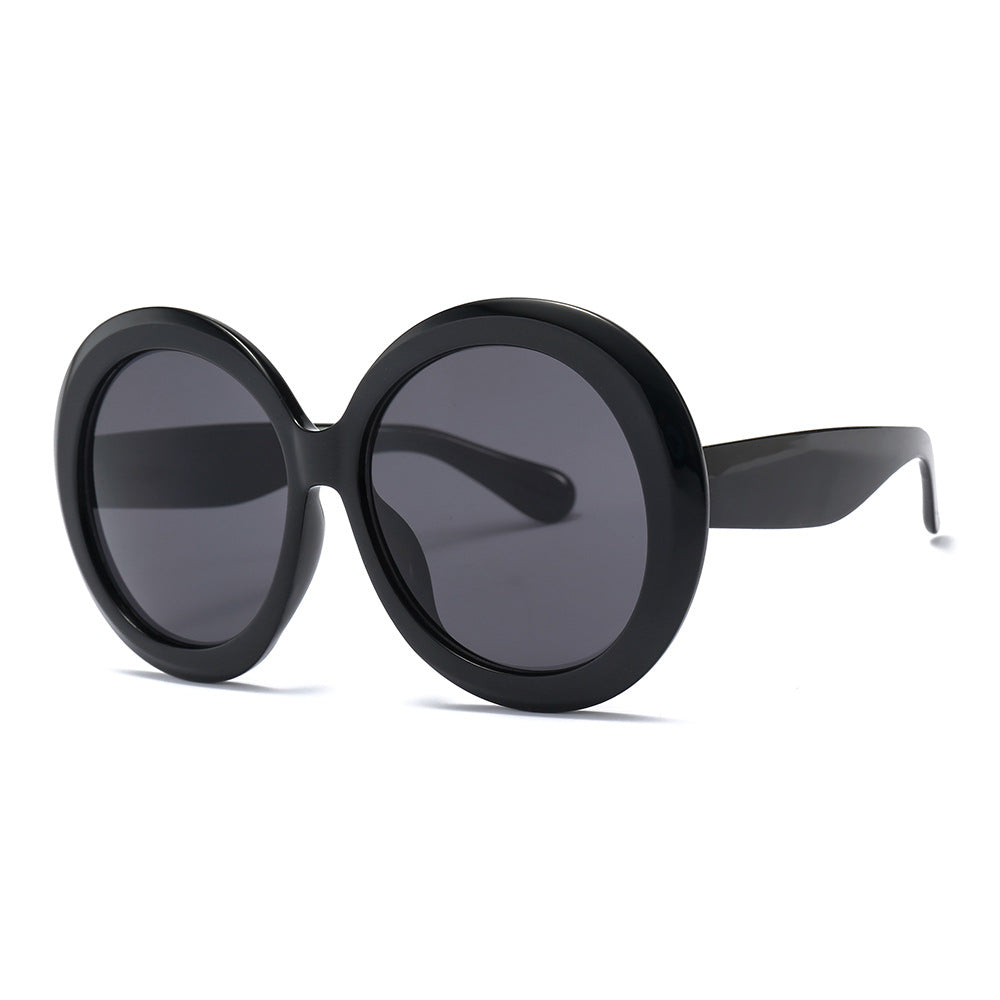 Wholesale Round large frame fashion street style personality trend Sunglasses
