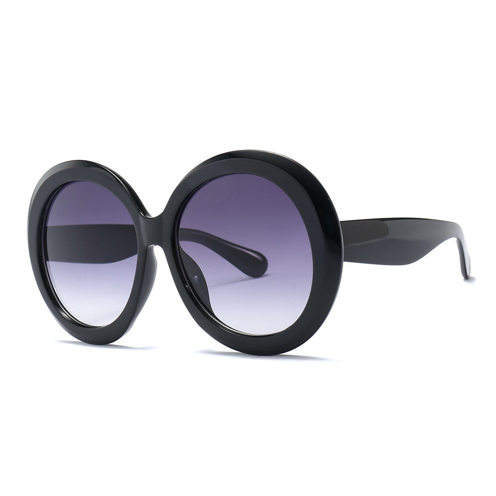 Wholesale Round large frame fashion street style personality trend Sunglasses