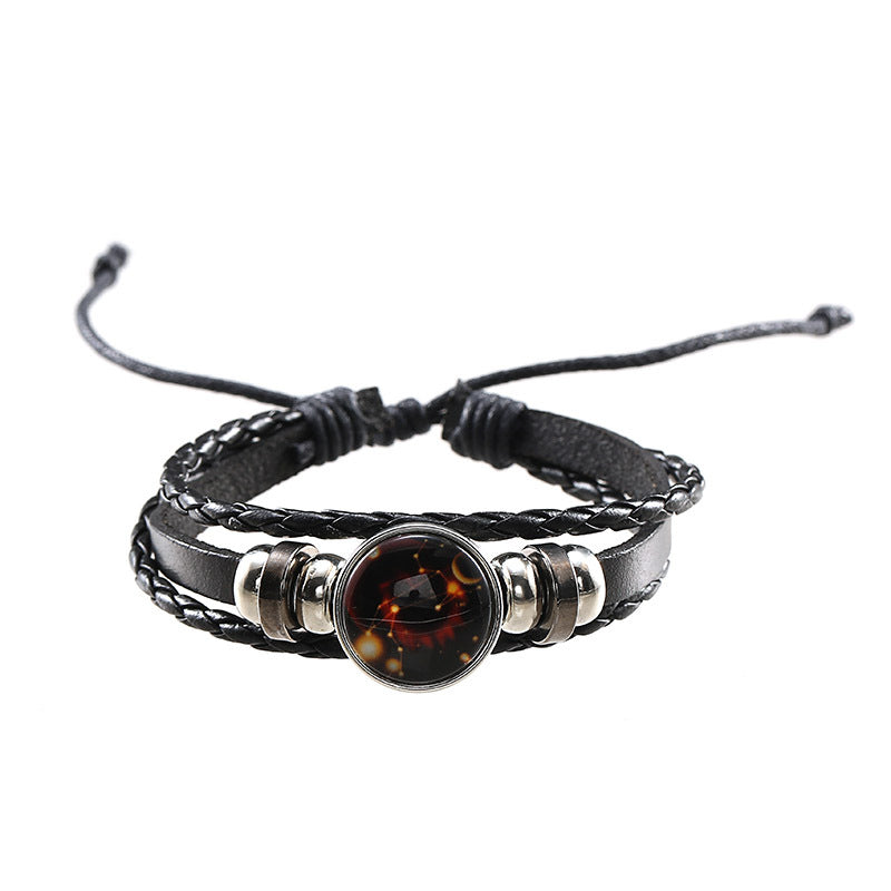Wholesale Luminous Twelve Constellation Sen Bracelet
