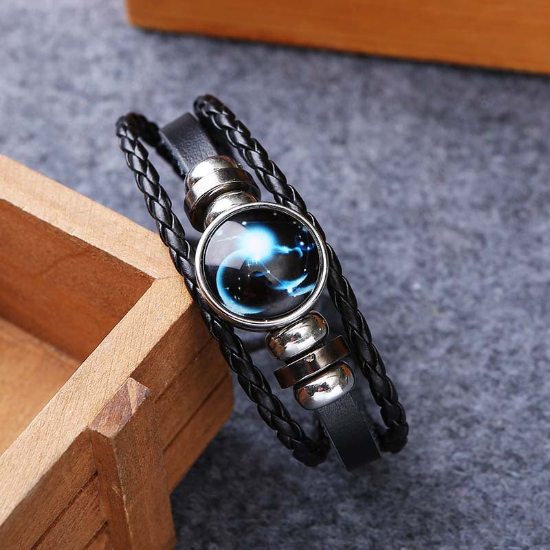 Wholesale Luminous Twelve Constellation Sen Bracelet