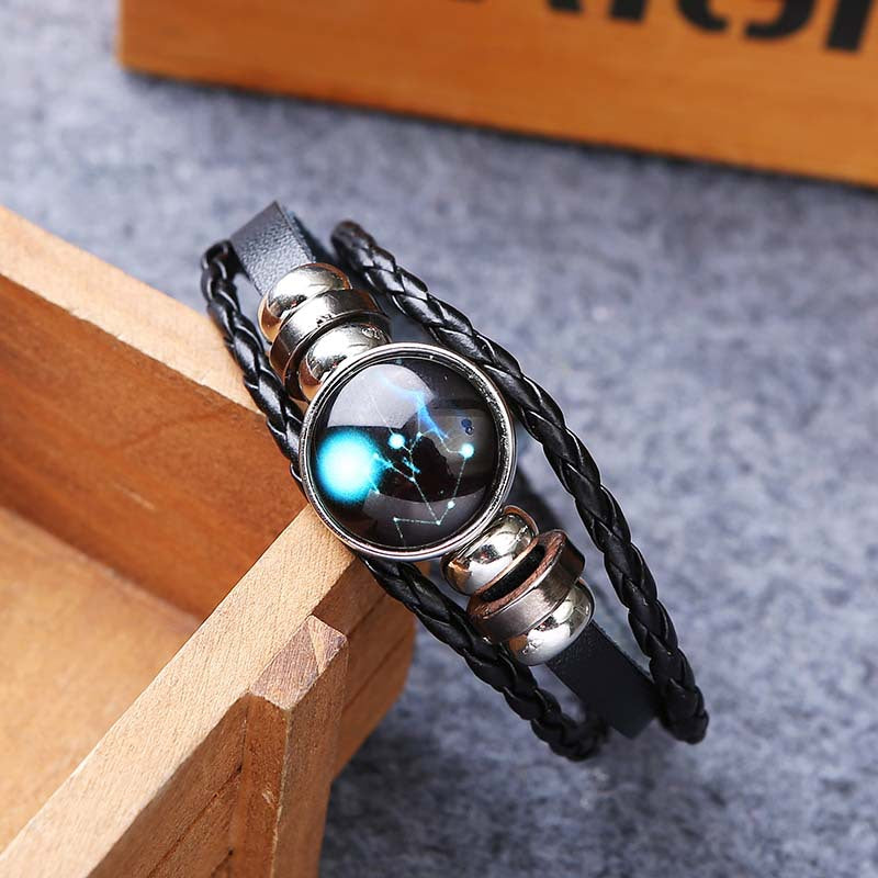Wholesale Luminous Twelve Constellation Sen Bracelet