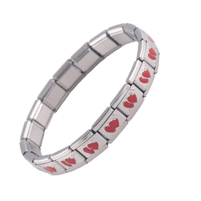 Wholesale Electroplated Stainless Steel Bracelet Stretch Bracelet Diy Material