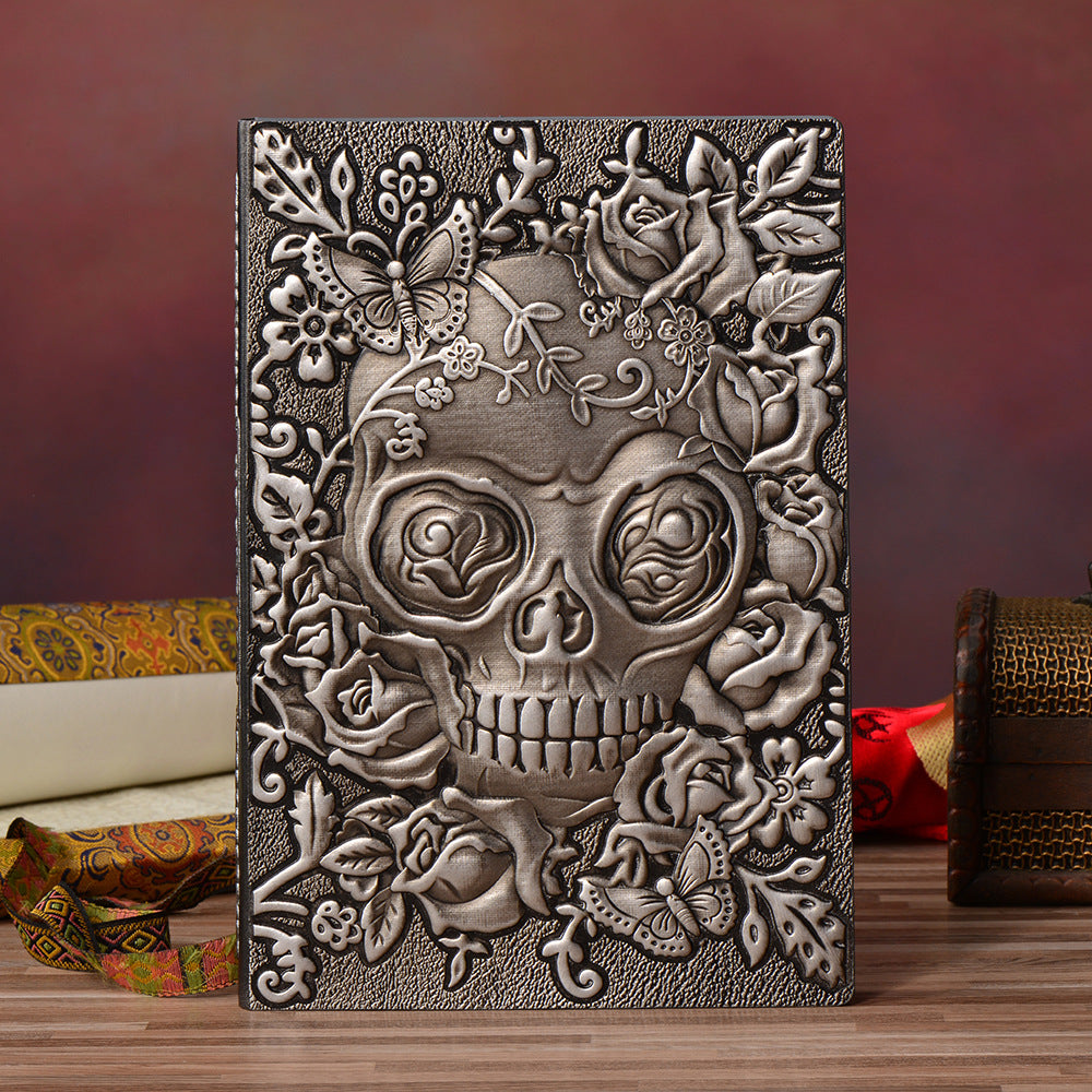 Wholesale Retro Relief PU Halloween Gift A5 Notebook