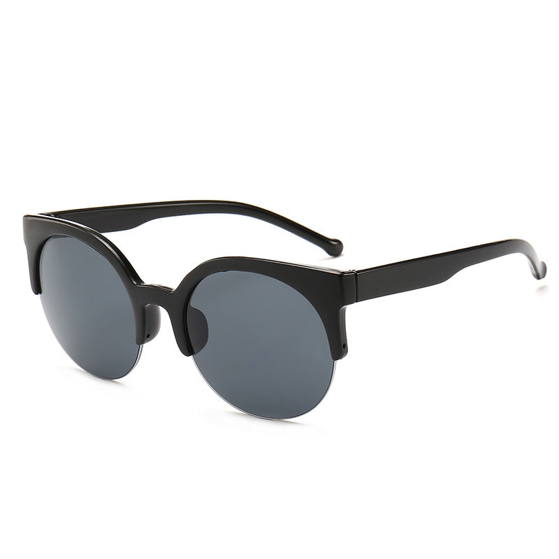 Wholesale Half Frame Cat Eye Retro Sunglasses