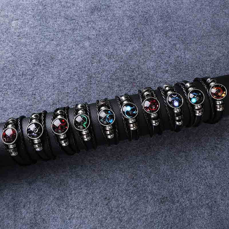 Wholesale Luminous Twelve Constellation Sen Bracelet