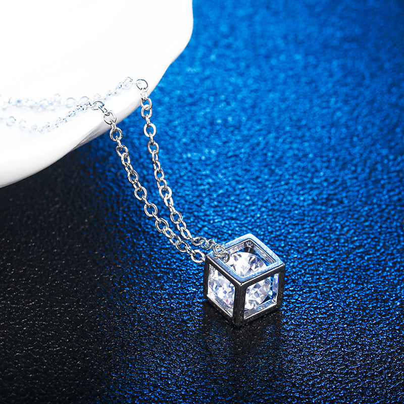 Wholesale Magic Square Diamond Alloy Necklaces