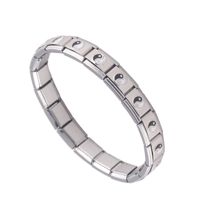 Wholesale Electroplated Stainless Steel Bracelet Stretch Bracelet Diy Material