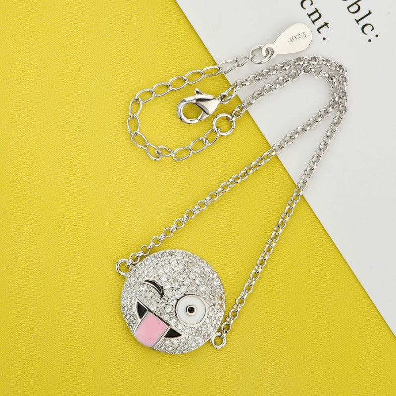 Wholesale Creative Adjustable Smiley Face Cartoon Bracelet